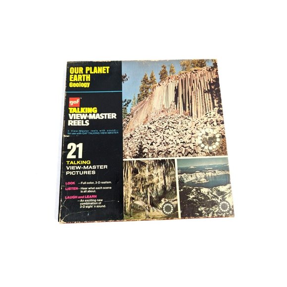 Talking View-Master Our Planet Earth Geology 3 Reel Set AVB675 Kids Educational - Picture 5 of 11